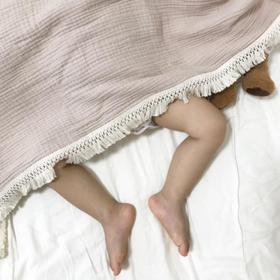 【良品】 エルメス　コットン　フリンジ　ブランケット　タオルケット 楽天市場】ニットブランケット 毛布 フリンジ付き ふわふわ 北欧