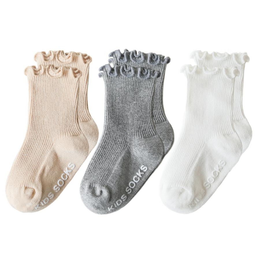 ベビー 靴下 落ち着いた色合いがかわいい靴下 赤ちゃん ソックス おしゃれ かわいい 3足 セット 7 16cm シンプル 0975 Louple 通販 Yahoo ショッピング