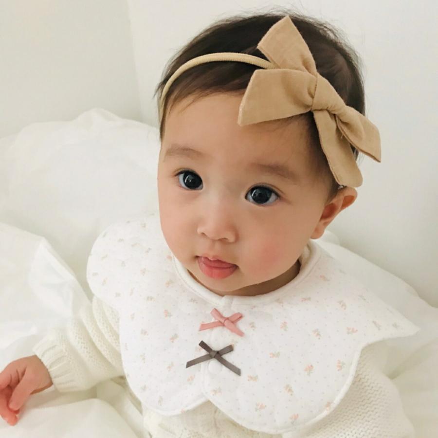 スタイ よだれかけ 6枚 セット 女の子 リボン付きでかわいい防水スタイ 綿100% ベビー 360 新生児 おしゃれ | ブランド登録なし | 11