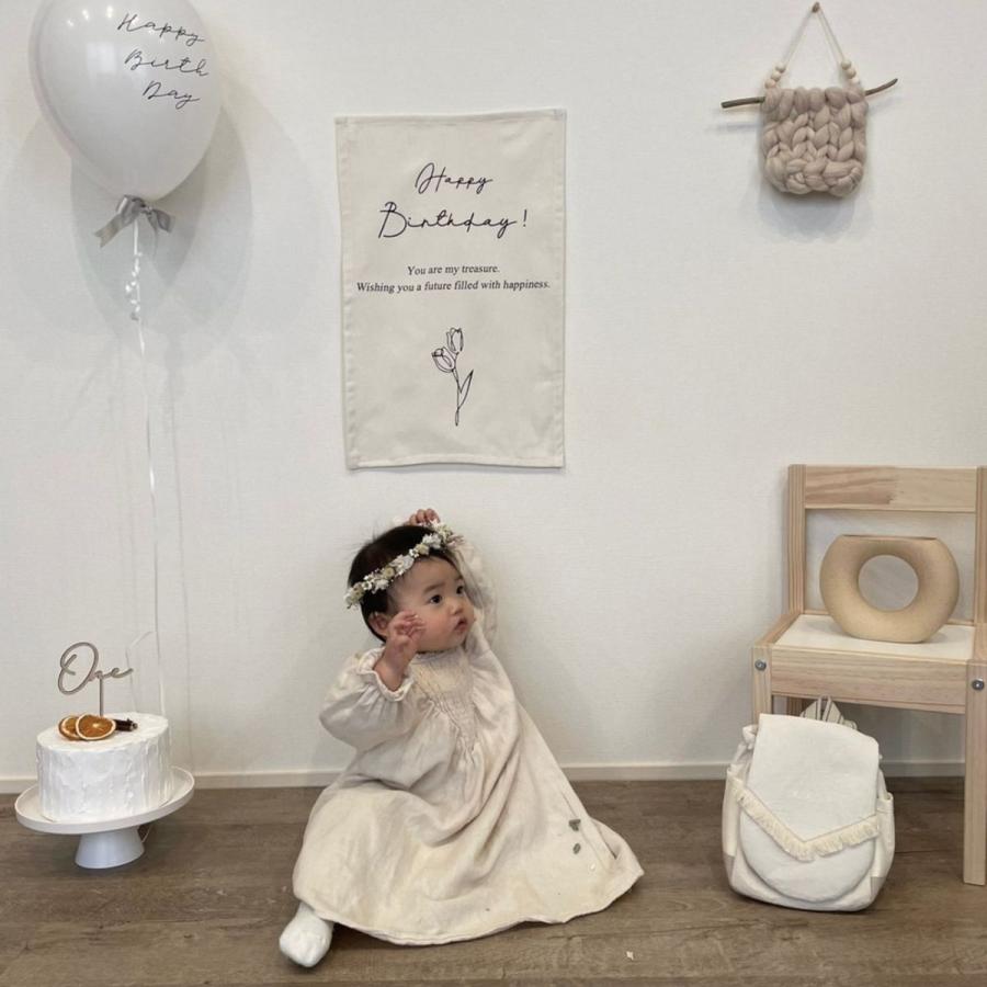 誕生日 飾り付け ナチュラルでおしゃれ タペストリー Happy Birthday ハッピーバースデー 飾り 1歳 2歳 韓国 メール便送料無料 Louple 通販 Yahoo ショッピング