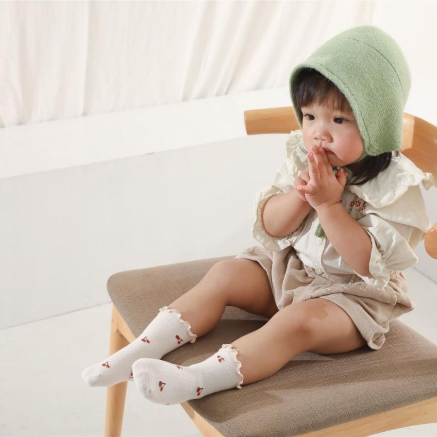 ベビー キッズ 靴下 落ち着いた色合いが可愛い靴下 花柄 フリル メロウ 赤ちゃん ソックス おしゃれ かわいい 3足セット 女の子 子供 こども Louple 通販 Yahoo ショッピング