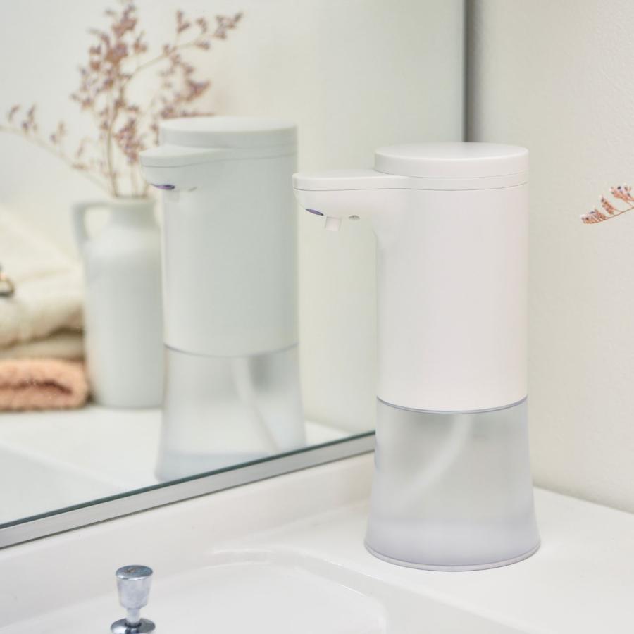 ソープディスペンサー 泡 2個 セット 300ml 自動 【壊れにくい仕様の