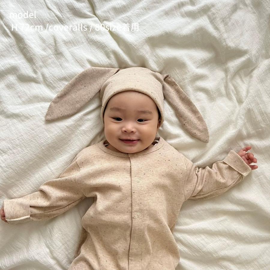 ベビー ロンパース カバーオール organic rabbit set オーガニック