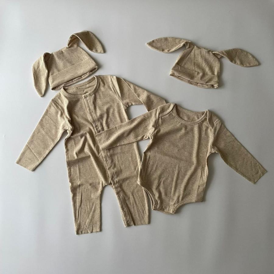 ベビー ロンパース カバーオール organic rabbit set オーガニック
