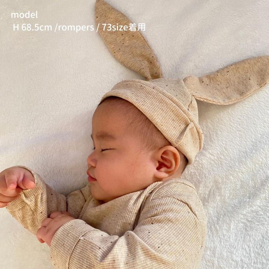 ベビー ロンパース カバーオール organic rabbit set オーガニック