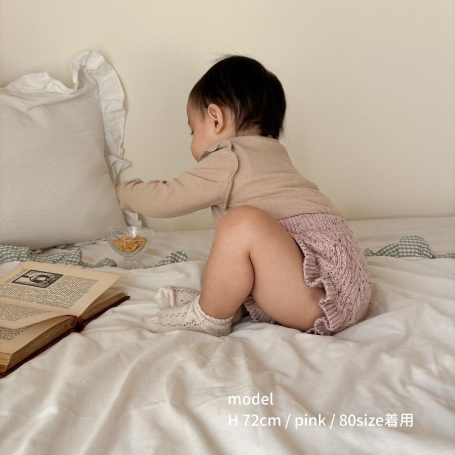 キッズ ベビー 女の子 ブルマ nep cable knit bloomer フリル ケーブル