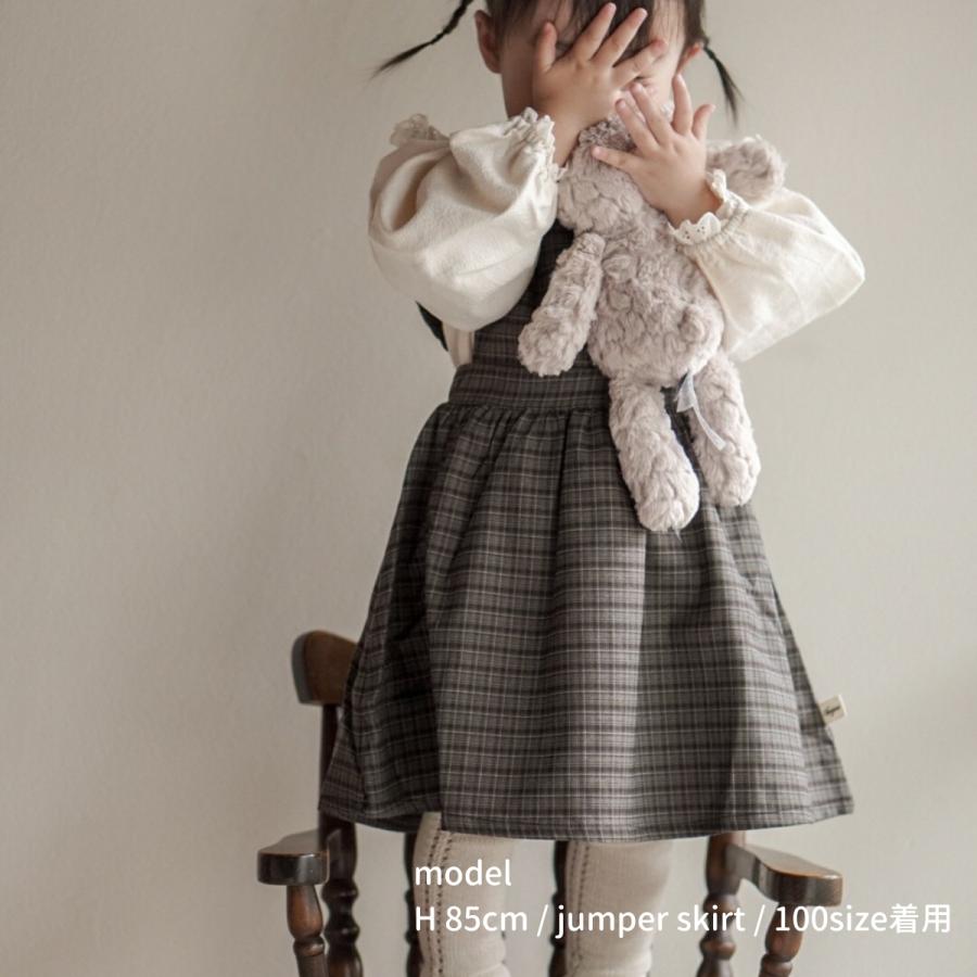 【×BOGEY BOYS】パイル ロンパース ワンピース キッズ ベビー 女の子 男の子 ロンパース ワンピース classical check