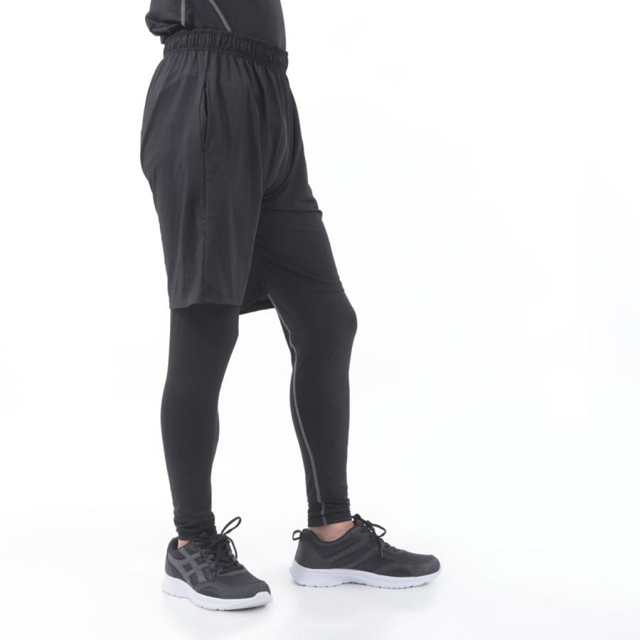 コンプレッションウェア メンズ 【認定理学療法士監修】【適度な着圧で身体をサポート】 半袖 長袖 トレーニングウェア 上下 5点セット スポーツウェア ジム | ブランド登録なし | 12