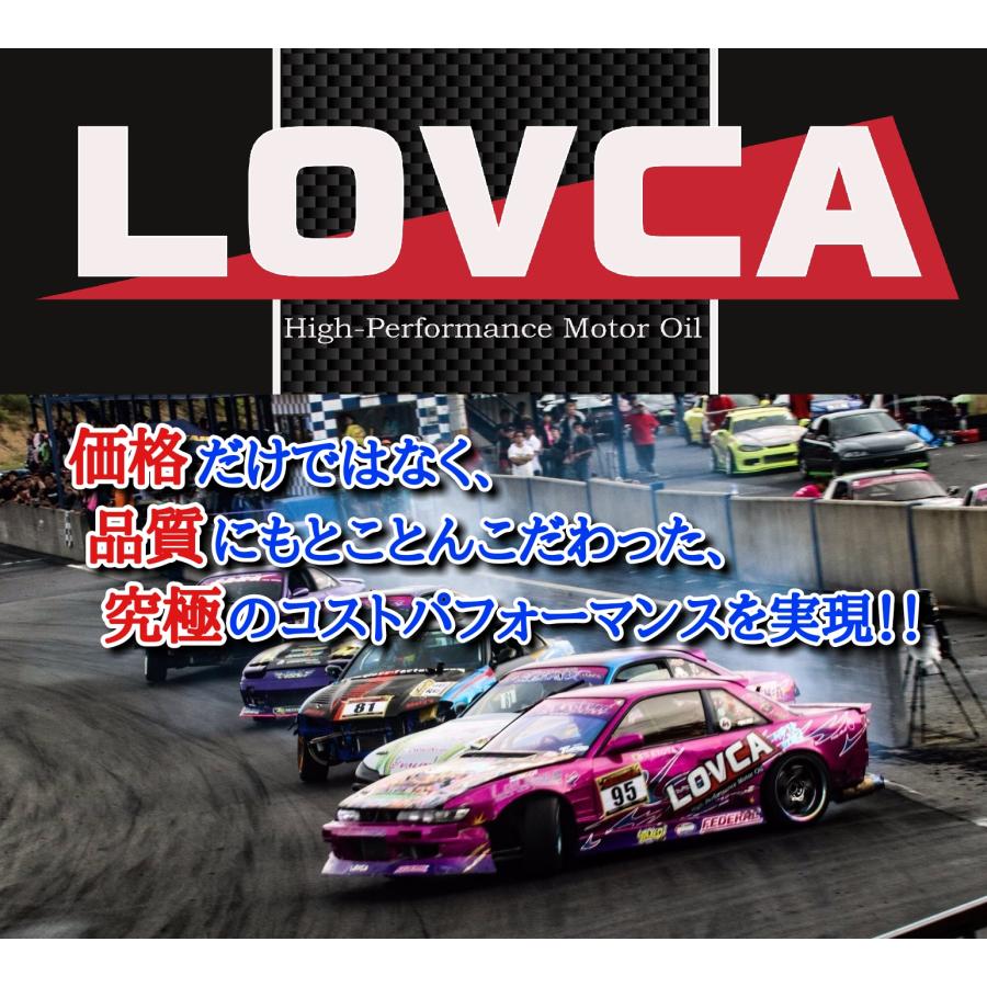 エンジンオイル 10W-60□LOVCA RACING 10W-60 20L□エステル+PAOを使用 