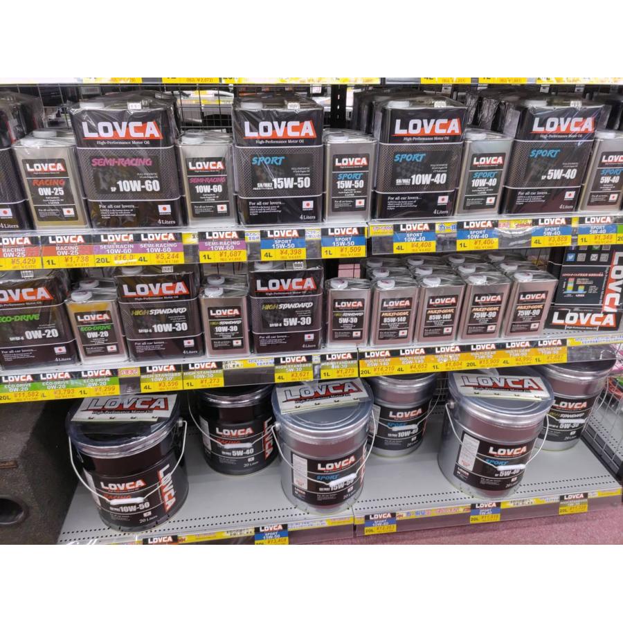LOVCA エンジンオイル 10W-40 LOVCA SPORT 10W-40 20L SN MA2 リピータ