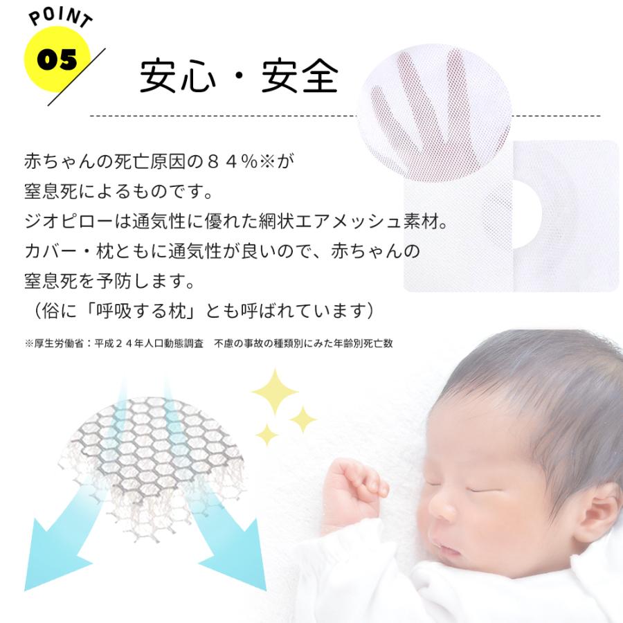 ベビー枕 ドーナツ枕 赤ちゃん 枕 まくら 絶壁 防ダニ 新生児 ベビー メッシュ 丸洗い クール ひんやり かわいい 出産祝い ジオピロー Giopillow プレミアム Giopillow Premiumcool 三豊ストア 通販 Yahoo ショッピング