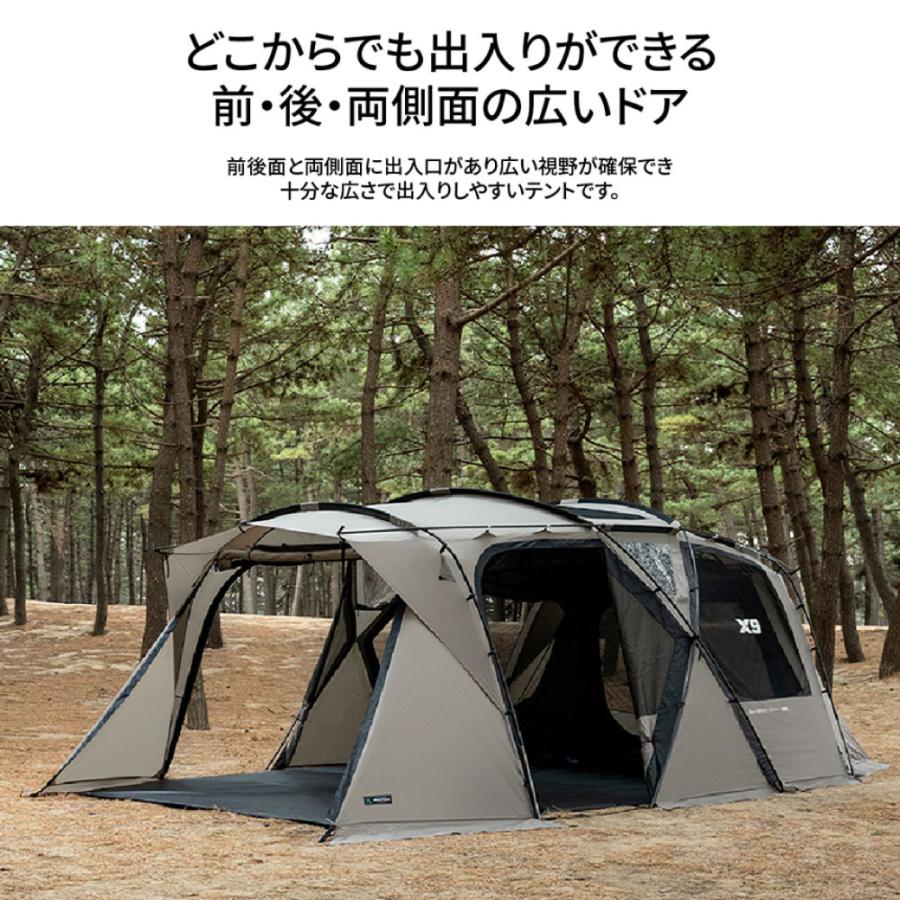 KZM OUTDOOR 大型テント 4人用 5人用 テント ファミリー KZM OUTDOOR 大型テント 4人用 5人用 テント ファミリー