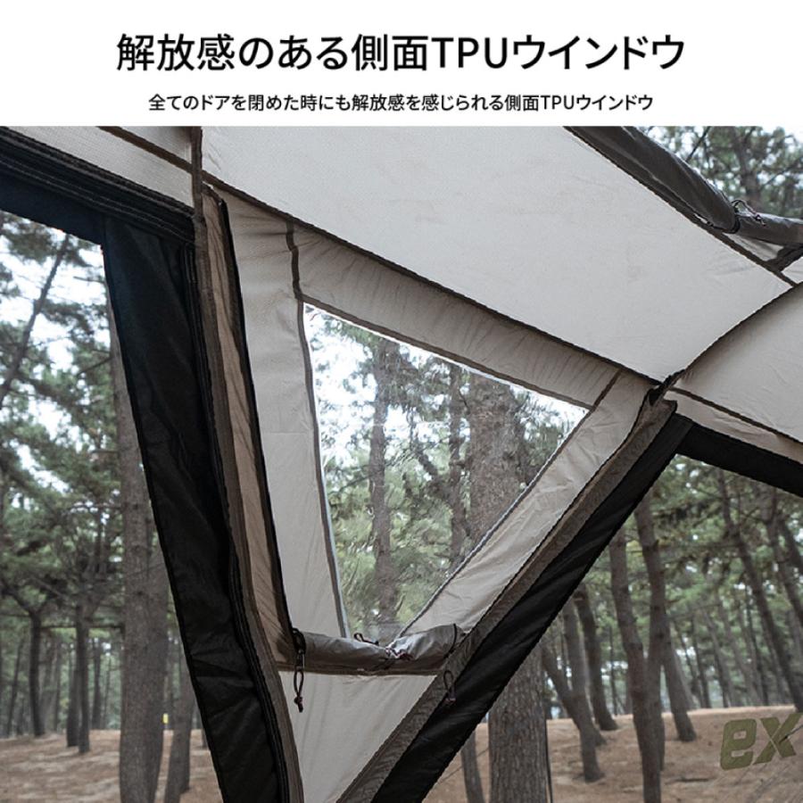 KZM OUTDOOR 大型テント 4人用 5人用 テント ファミリー KZM OUTDOOR 大型テント 4人用 5人用 テント ファミリー