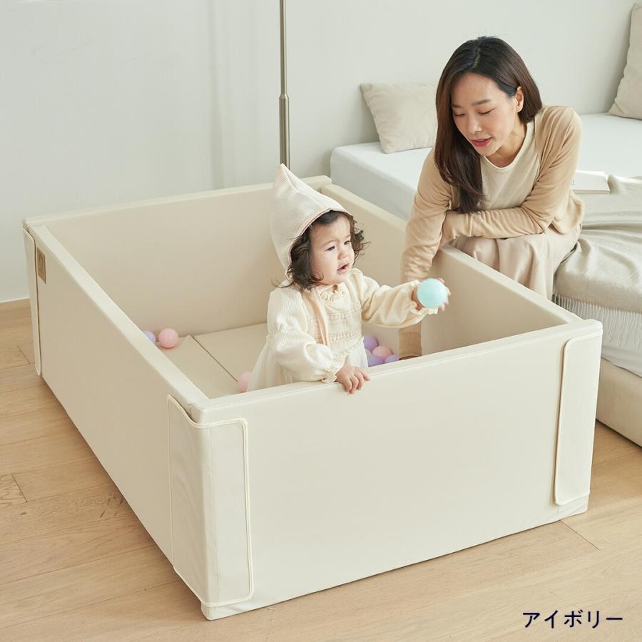popomi（ポポミ） ベビーサークル 折りたたみ プレイマット 赤ちゃん