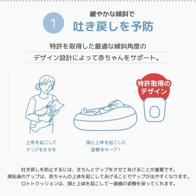 開店祝い Rototobebe ロトトクッション 吐き戻し防止 枕 クッション 出産祝い ベビー枕 洗える 新生児 まくら 斜面枕 Cカーブ 背中スイッチ 背中センサー 専用ケース付 在庫一掃 Www Muslimaidusa Org