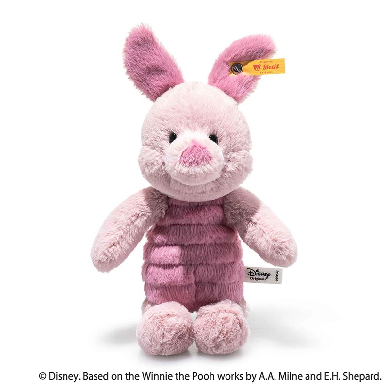Steiff ピンク ぬいぐるみ ボタンの耳付き マイファーストベア ピンク | ドイツ最高級テディベアのシュタイフ日本