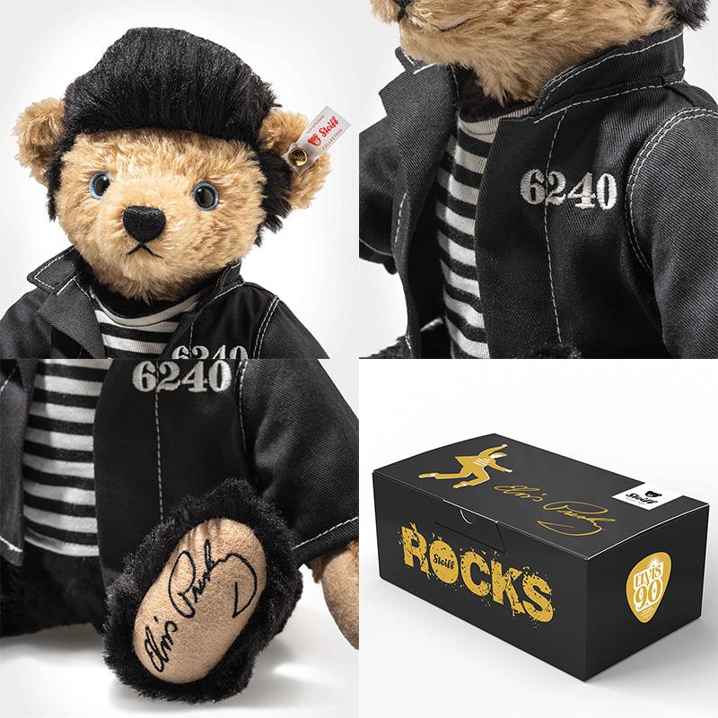 シュタイフ・ロックス！ エルヴィス・プレスリー 90周年記念作品 32cm EAN356261_3