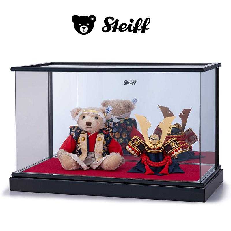 シュタイフ正規店 テディベア サムライ「中鍬ゴールド」ケースセット 18cm〜24cm EAN679087-4case | 