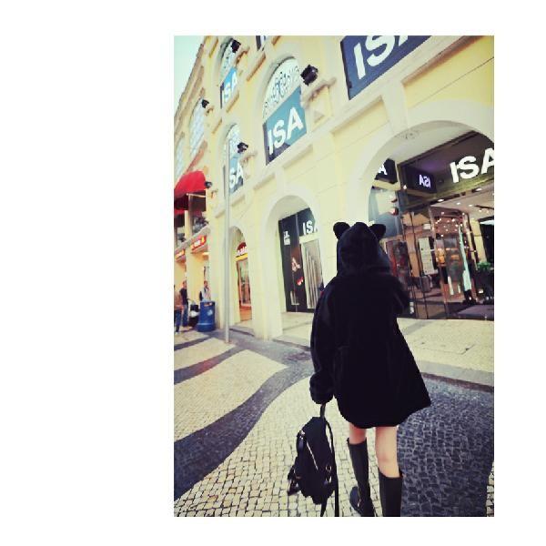 レディース 新品 猫耳 もこもこアウター 【754】 韓国♡くま耳が可愛い♡ ふわふわ もこもこ アウター ジャケット