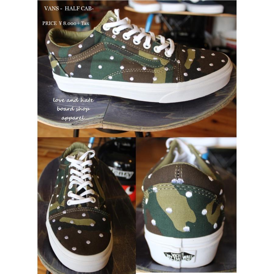 VANS old skool camo カモDOTドット迷彩 バンズ スエード スケボースケート｜loveandhate