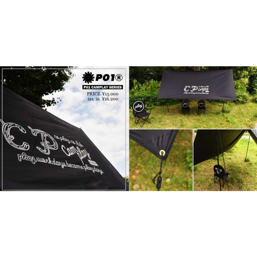 P01 CAMPLAY EASY TARP プレイBLACK 黒キャンプレイタープキャンプCAMP テント 1000039652LOVE
