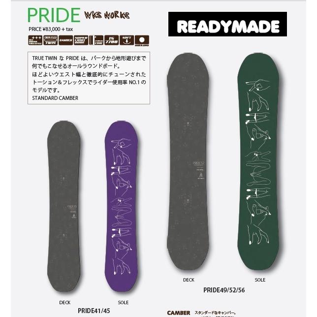 売れ筋がひ新作！ 【ReadyMade レディメイド snowboards】pride52