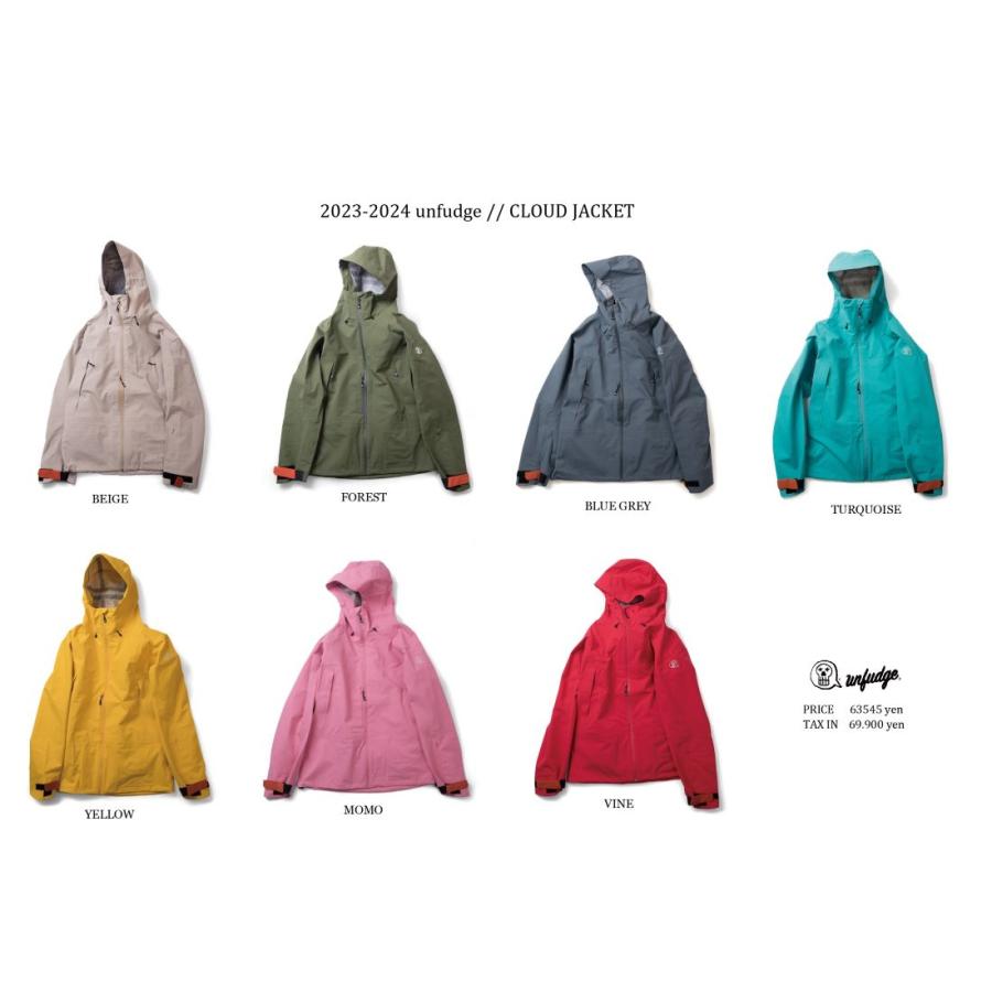 UNFUDGE 送料無料 23-24 CLOUD JACKET WEAR ジャケット アウター UNFUDGE 送料無料 23-24 CLOUD JACKET WEAR ジャケット アウター