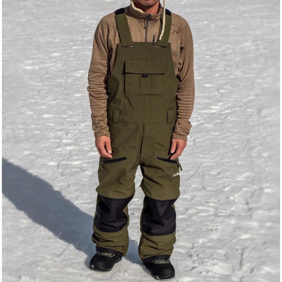 KNOWY FLASHBACK BIB PANTS 送料無料 25-26  ビブ パンツ PURPLE ARMY GREEN ノーウェイ  WEAR スノー ウエア  スノーボード スノボ 2026 2025の画像