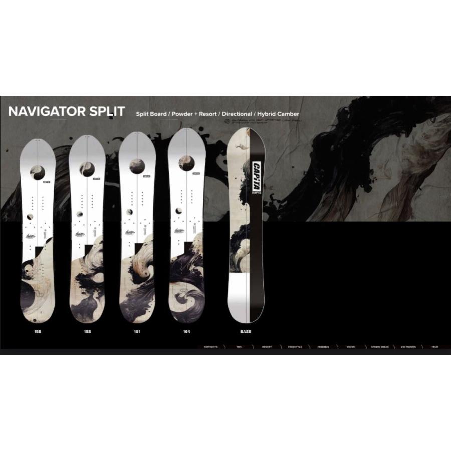 CAPITA NAVIGATOR SPLIT SKINS スキン付き シール 25-26 スプリット