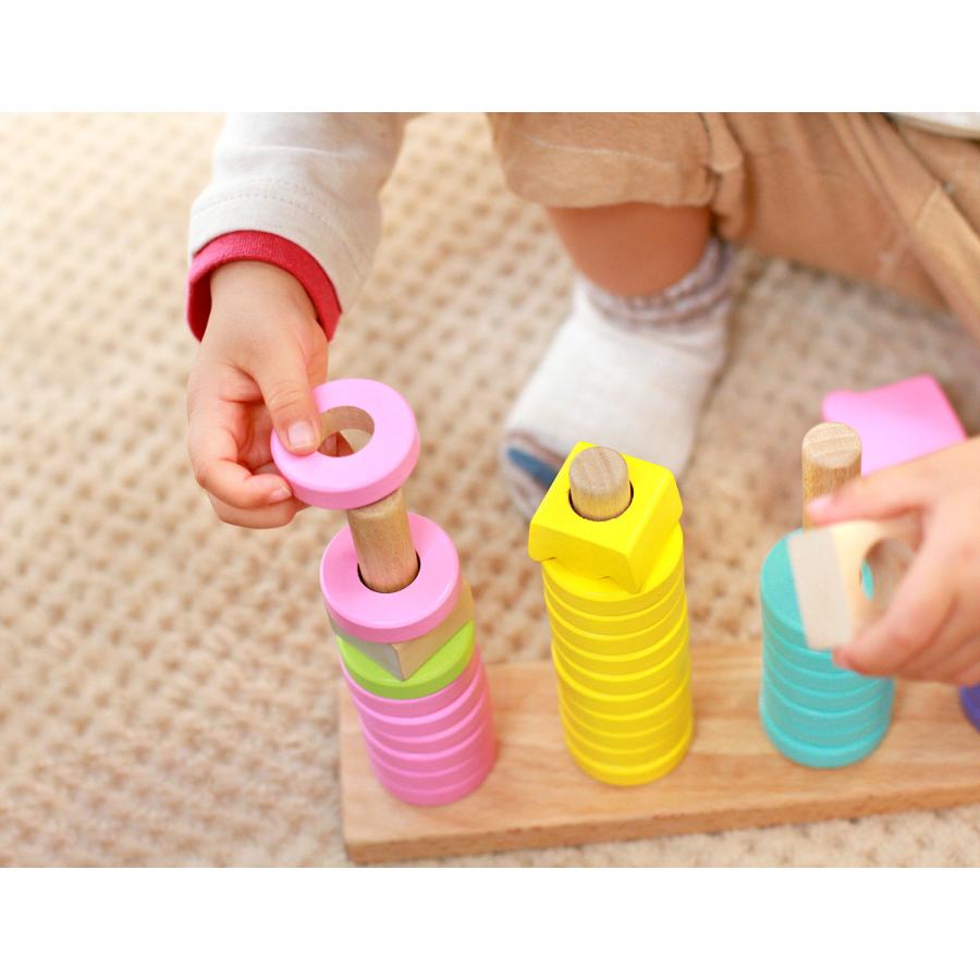 ウッディプッディ（WOODY PUDDY） はじめてのつみき RING10 木の