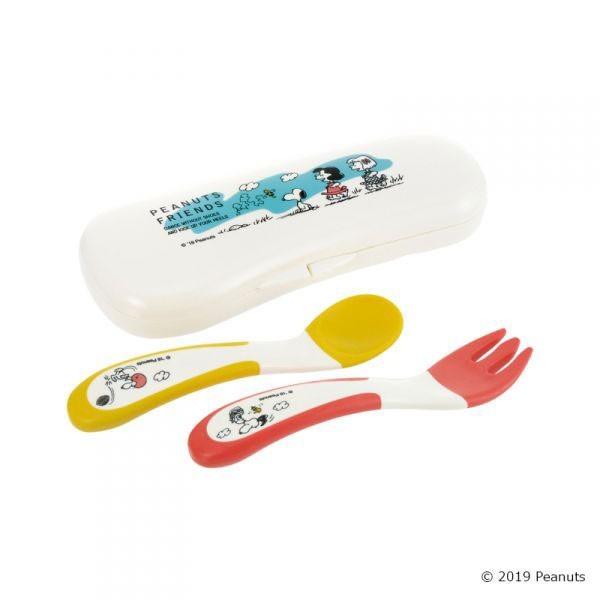 リッチェル ピーナッツ コレクション やわらかにぎにぎスプーン フォーク 最大98 オフ Richell ケース付 A倉庫 スヌーピー
