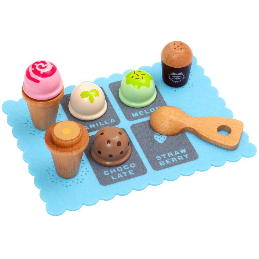 ウッディプッディ（WOODY PUDDY） はじめてのおままごと アイスクリ