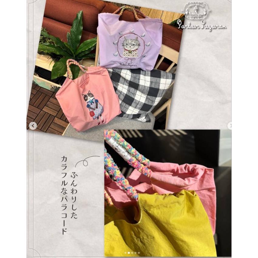 kusuguru（クスグル） 送料無料 猫柄 刺繍 ブランド バッグ 撥水加工
