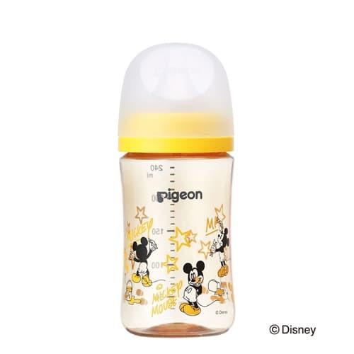 Pigeon（ピジョン） 母乳実感 哺乳びん プラスチック製 Disney 240ml