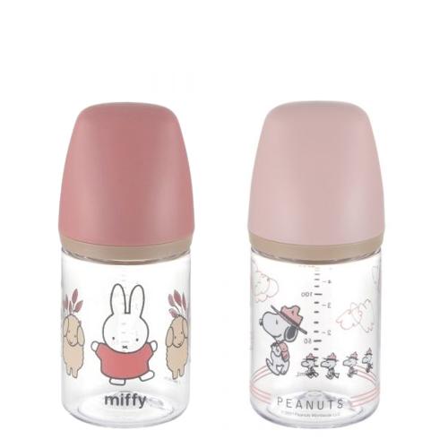 リッチェル ミッフィー/スヌーピー おでかけ ミルクボトル 160mL リッチェル ミッフィー/スヌーピー おでかけ ミルクボトル 160mL