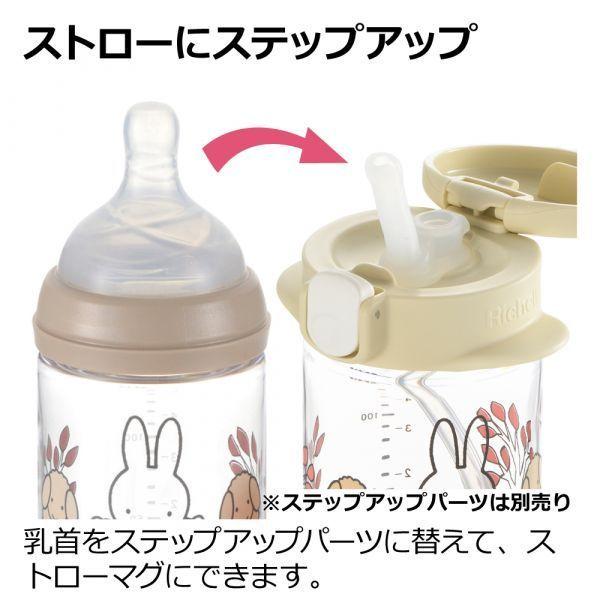 リッチェル ミッフィー/スヌーピー おでかけ ミルクボトル 160mL リッチェル ミッフィー/スヌーピー おでかけ ミルクボトル 160mL