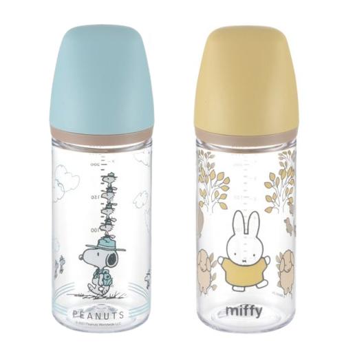 リッチェル ミッフィー/スヌーピー おでかけ ミルクボトル 240mL リッチェル ミッフィー/スヌーピー おでかけ ミルクボトル 240mL