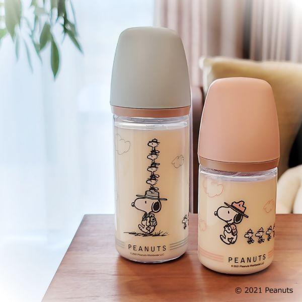 リッチェル ミッフィー/スヌーピー おでかけ ミルクボトル 240mL リッチェル ミッフィー/スヌーピー おでかけ ミルクボトル 240mL