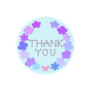 ありがとう シール サンキューシール 花 花柄 かわいい プチギフト お礼 24枚 |  | 02