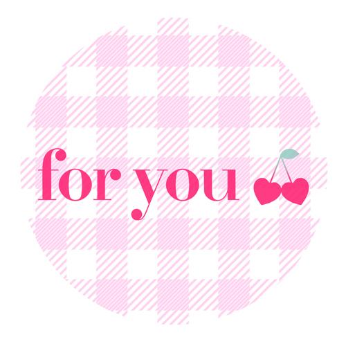 foryou シール ギンガムチェック かわいい ギフト プレゼント 24枚 |  | 01