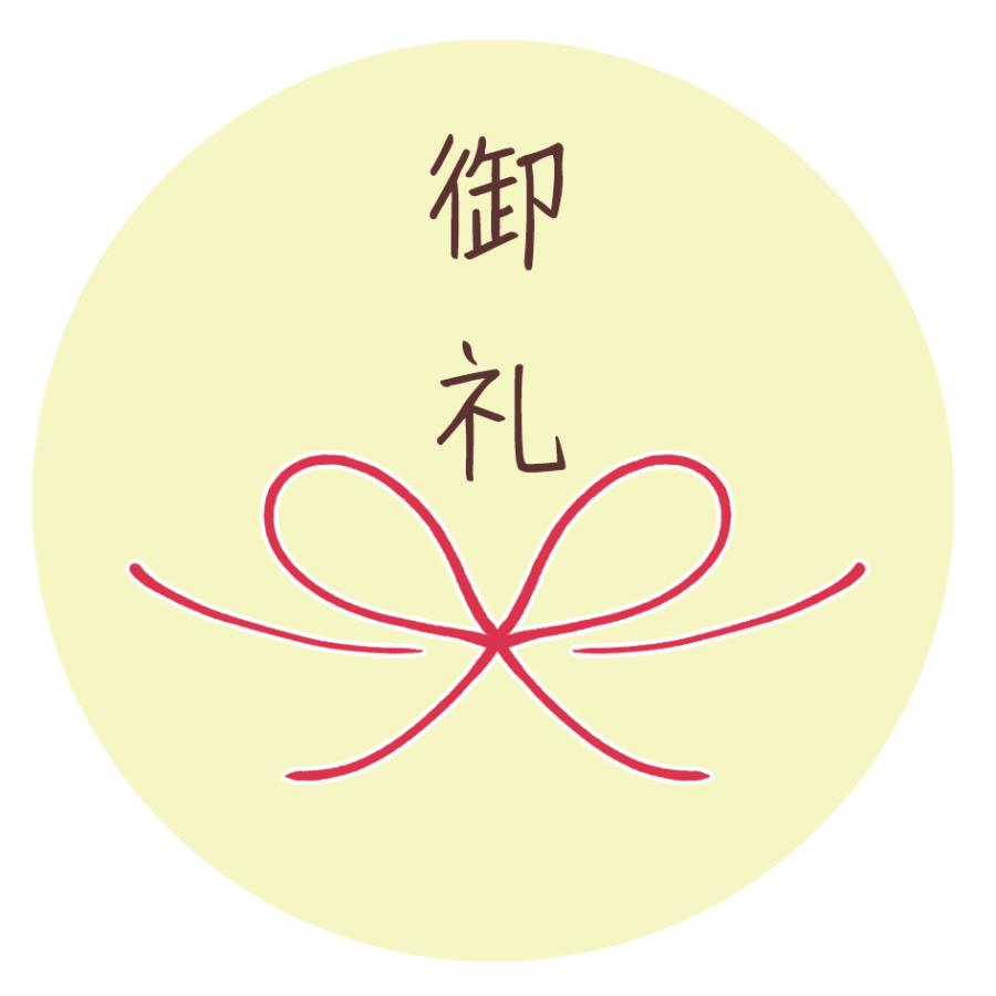 御礼 シール ありがとうシール かわいい 和 水引 お礼 ギフト 24枚