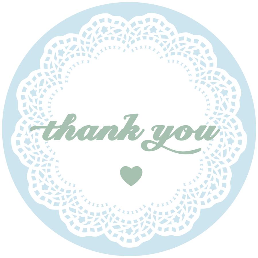 ありがとう シール サンキューシール レース かわいい プチギフト お礼 24枚 |  | 02