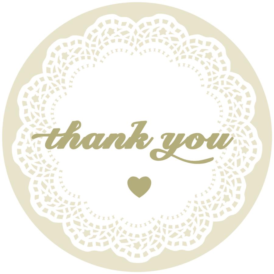 ありがとう シール サンキューシール レース かわいい プチギフト お礼 24枚 |  | 03