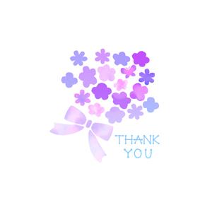 ありがとう シール サンキューシール ブーケ 花 花束 かわいい プチギフト お礼 24枚 |  | 02