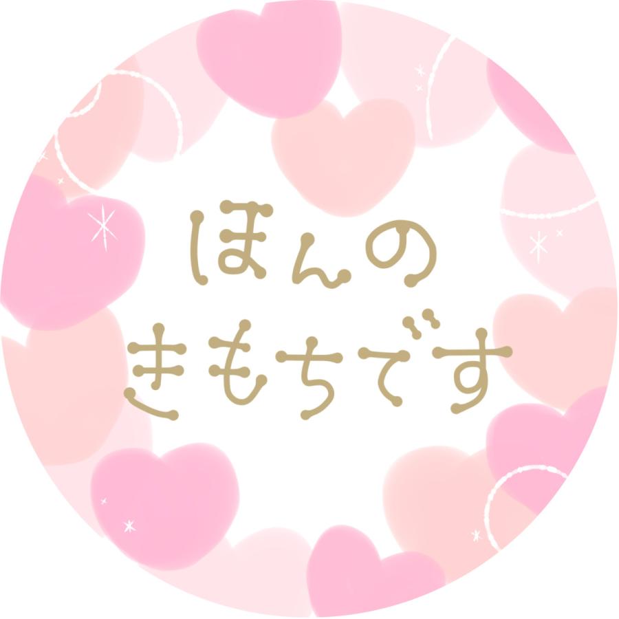 ほんの気持ち シール メッセージシール ハート かわいい ギフト 24枚 |  | 01