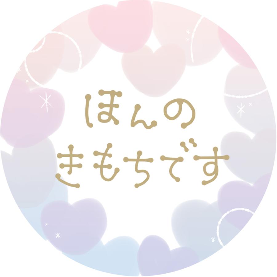 ほんの気持ち シール メッセージシール ハート かわいい ギフト 24枚 |  | 02