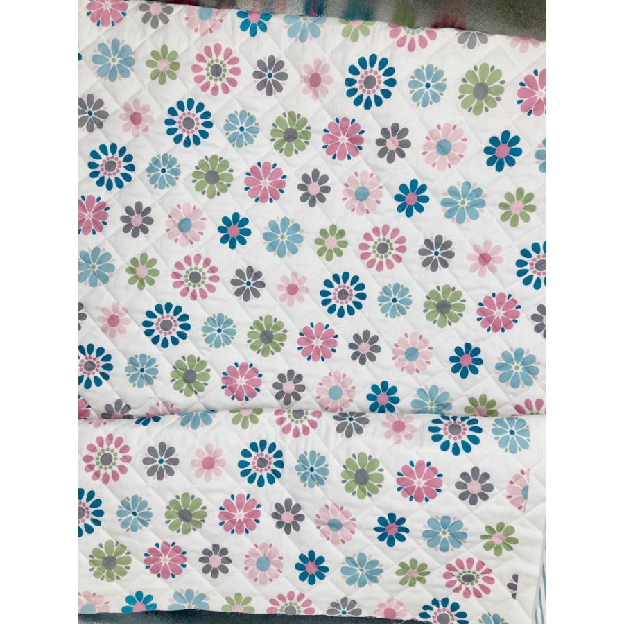 花柄キルティング大判キルト 生地 オックスプリント 【キルト】 2024 入園入学 花柄 DR2309Q-4