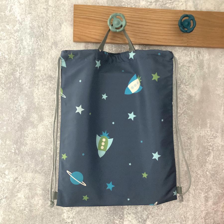 プールバッグ ナップサック 34×42 撥水加工 体操着入れ 体操服