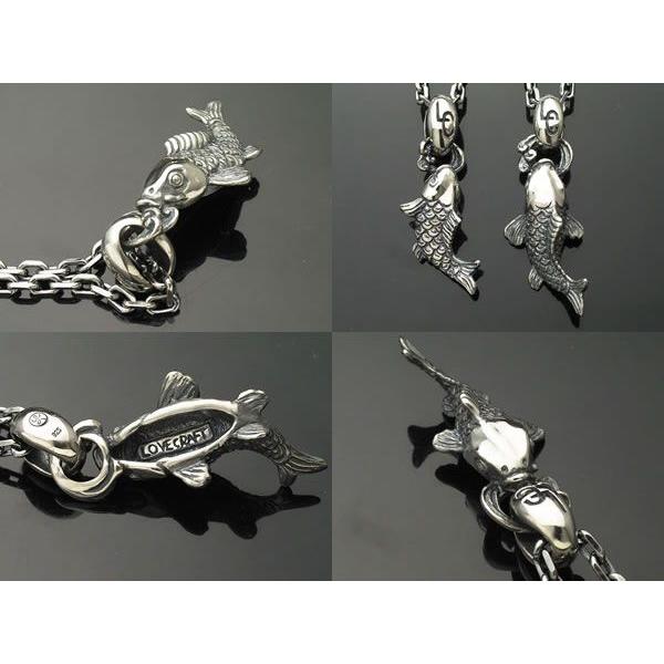 シルバーアクセサリー】大登り鯉ペンダントトップ【和柄ペンダント