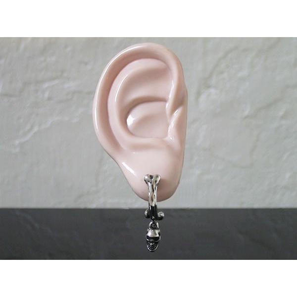 予約 スカル好きの方は必見のピアスです シルバーアクセサリー スカルボーンピアス 左耳用１個 ベルキャッチ付属 メンズアクセサリー Www Rankinengineering Com